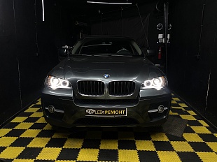 BMW X6 E71 White circle