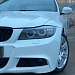 BMW 3 E90 white circle