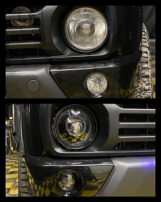 Корпус круглой фары 6"